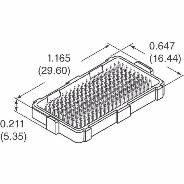 55724-191LF Amphenol ICC (FCI)  Arrays Edge Type Mezzanine (Board to Board)